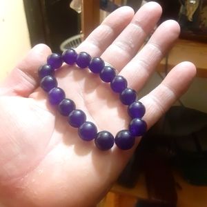 When amethyst bracelet Good Vibes